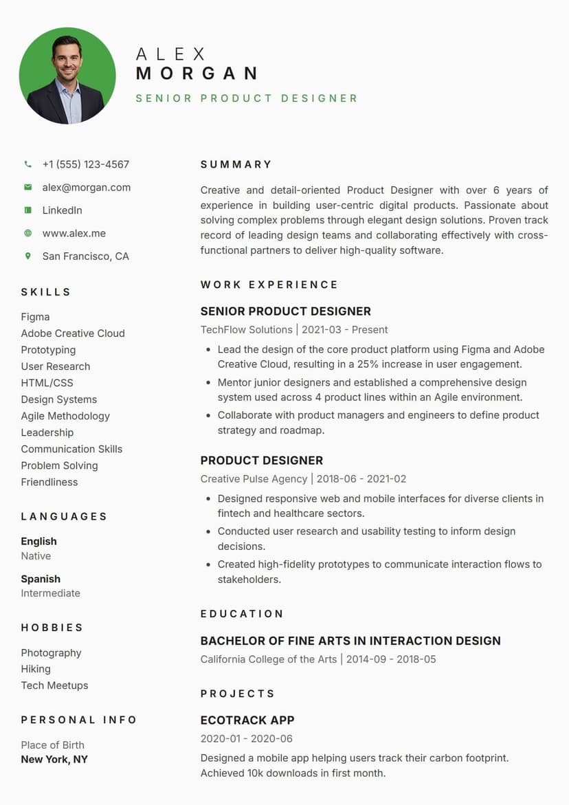 Base resume template Base resume template — essential and clean ATS-friendly CV layout for Recent Graduates & Entry-Level Professionals, Tech & Software Development, General Corporate & Administration, Sales & Customer Service